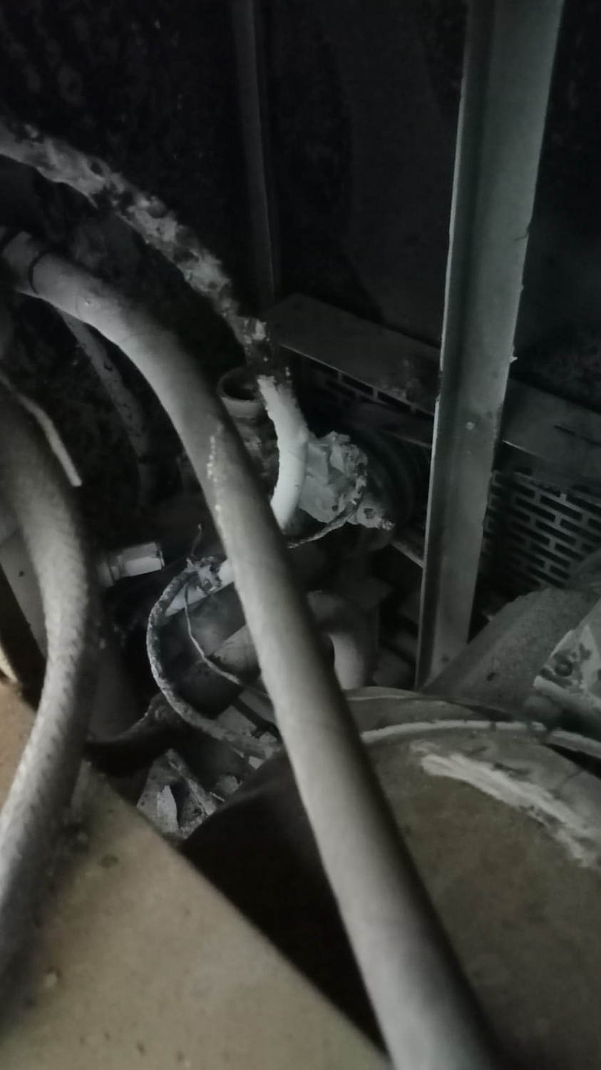 Восстановление винтового компрессора Remeza ВК-15Т-500-Д после пожара