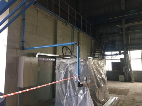 Монтаж компрессорного оборудования и магистрали сжатого воздуха с блоками подготовки на промышленном предприятии Сантк-Петербурга