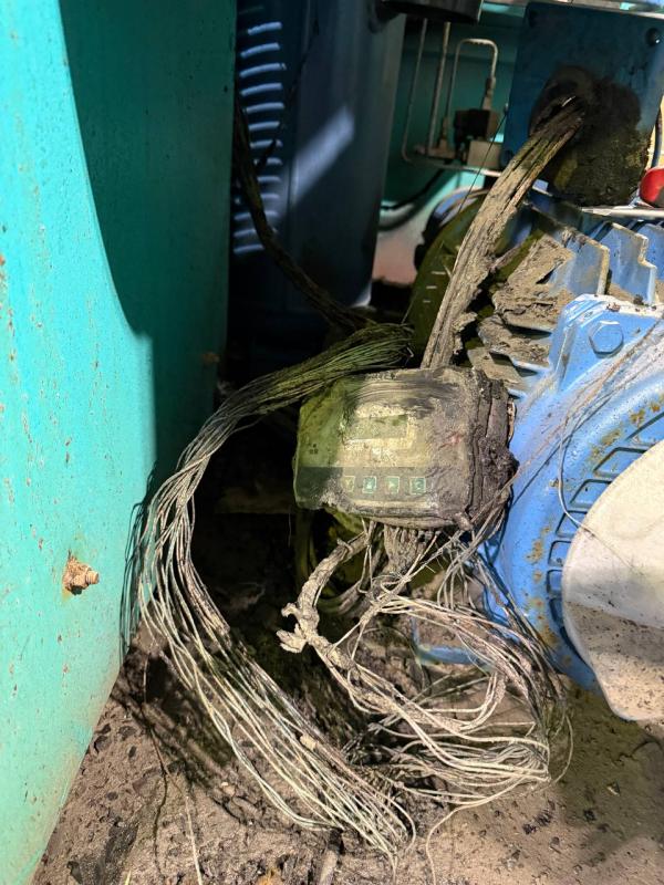 Восстановление винтового компрессора Sany 37 кВт после пожара